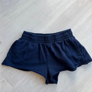 Garage SoftTerry low rise shorts navy blue
